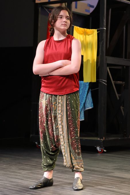 Colette performing on stage